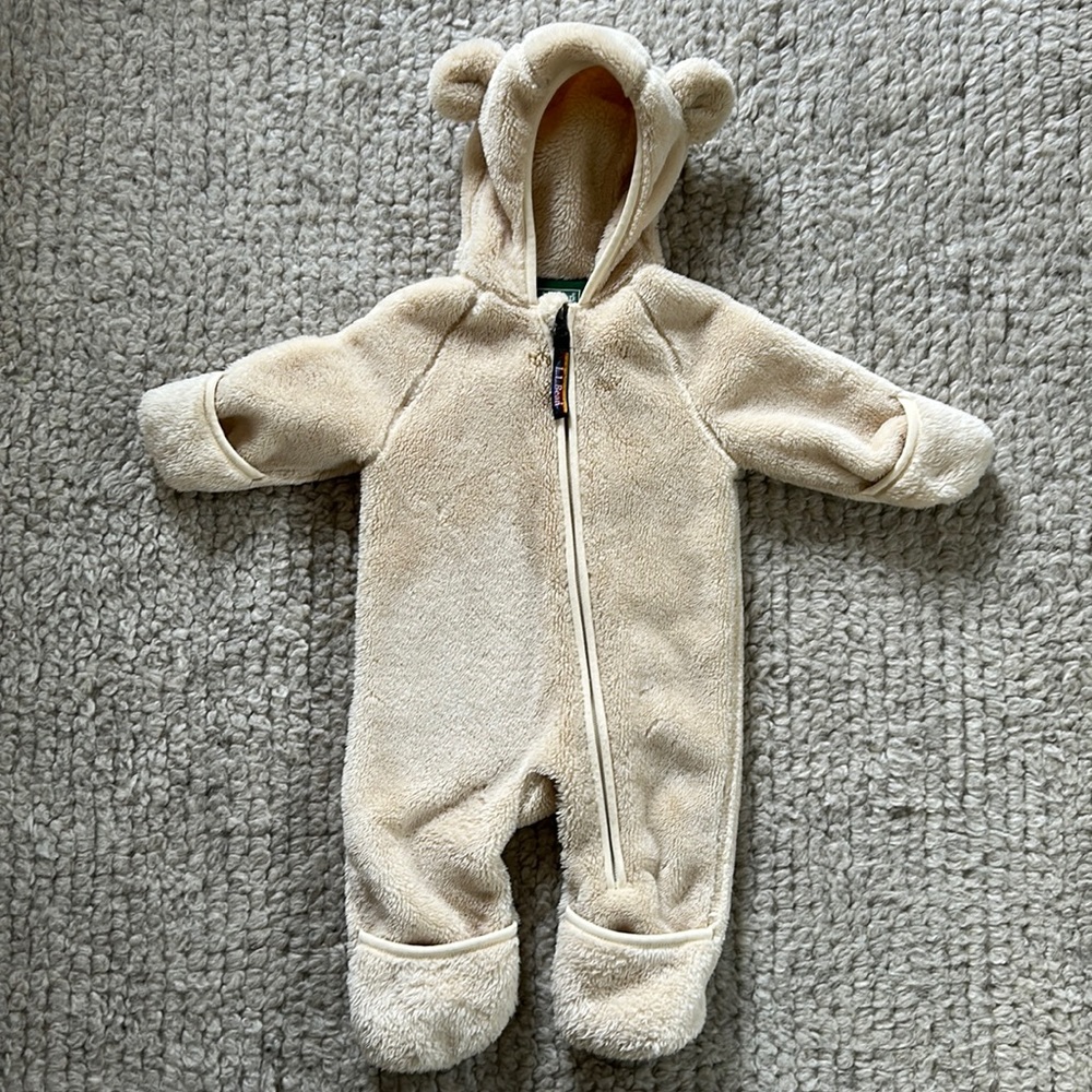 LL Bean baby bunting, 0-3months excellent condition